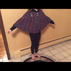 Handknit shrug /cape